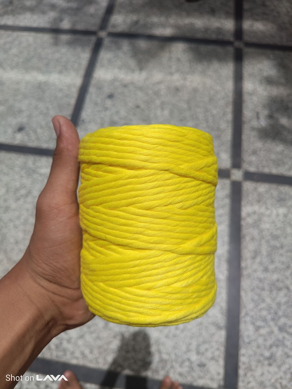 3mm Yellow acrylic single ply