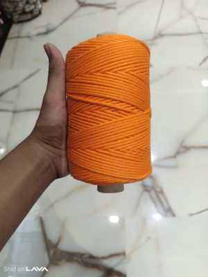 2mm Orange twisted