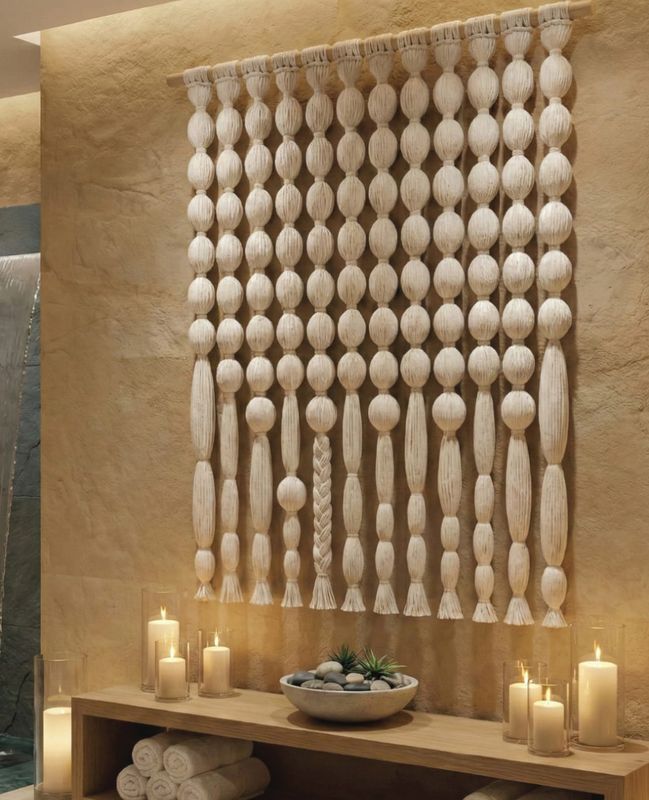 White Ball Wallhanging