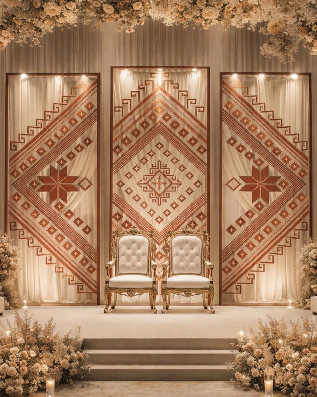 Ikkat Art Wallpanel