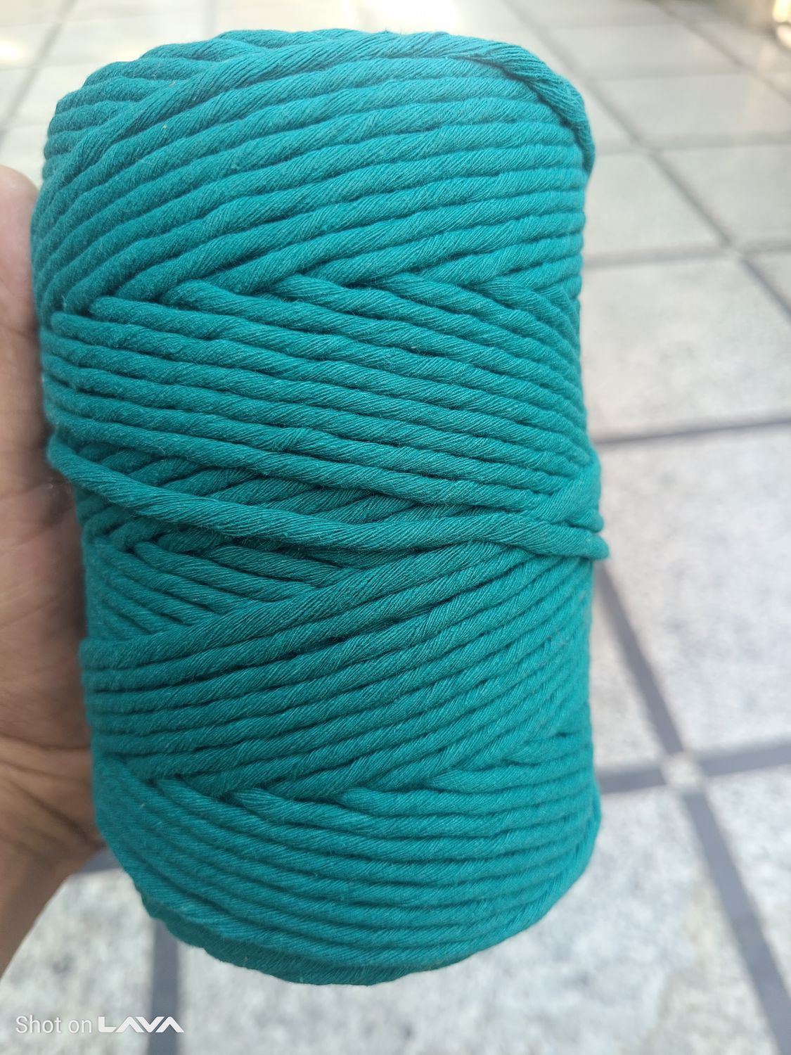 3mm Teal green single ply