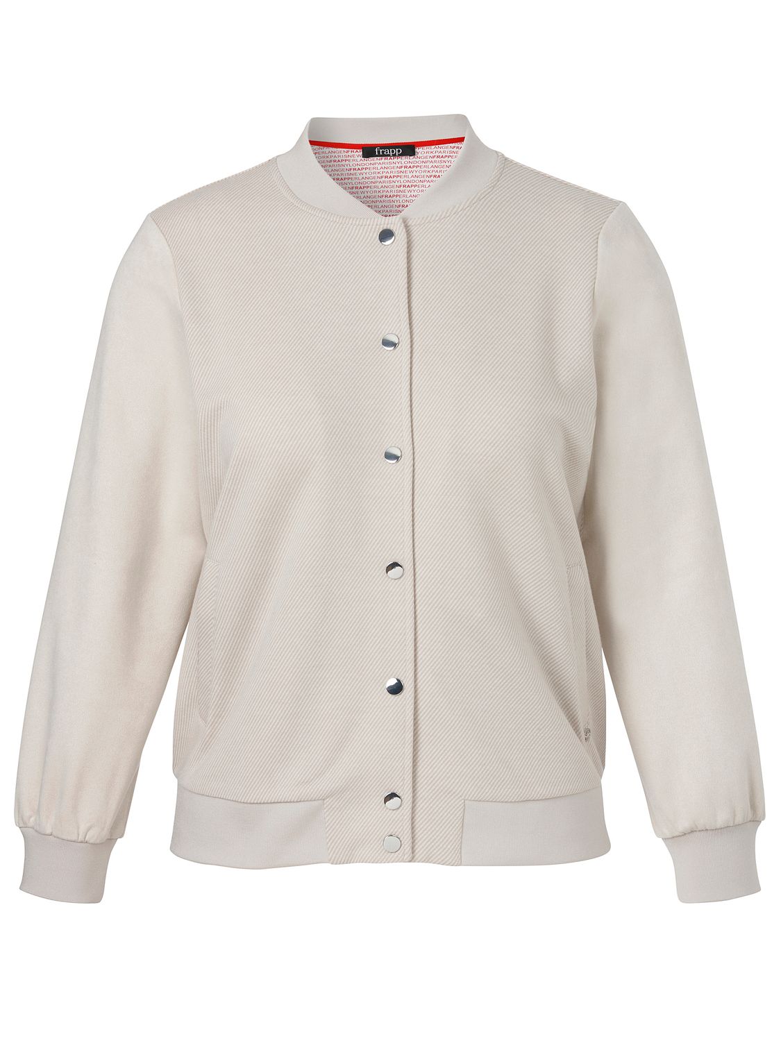 Jacke Rundhals 1/1 Arm Druckknöpfe