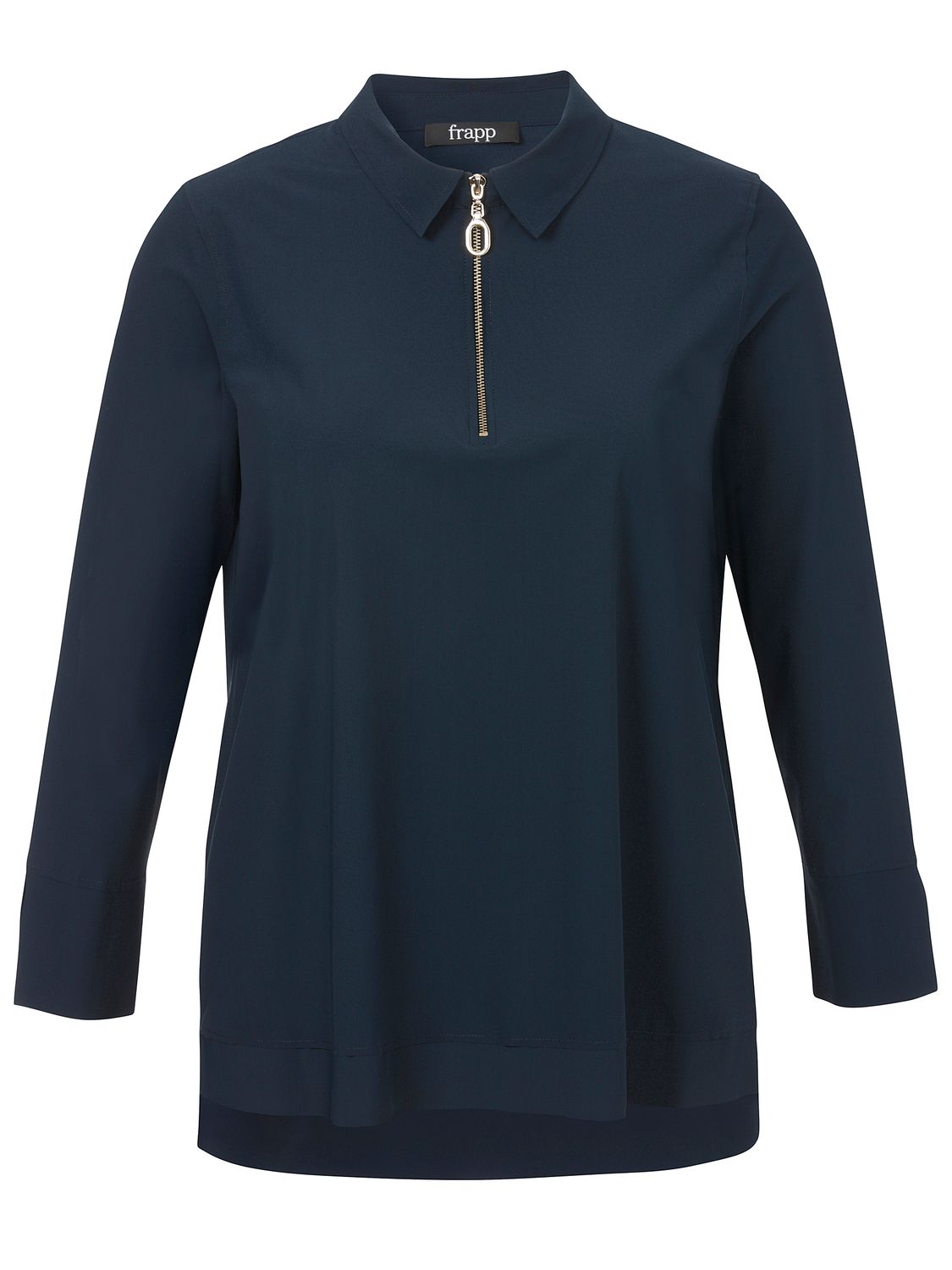 T-Shirt Kragen 1/1 Arm Zipper