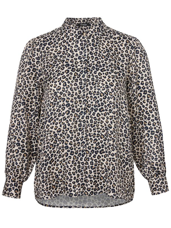 Bluse Kragen 1/1 Arm Druck
