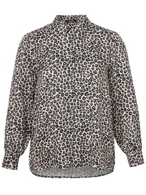 Bluse Kragen 1/1 Arm Druck