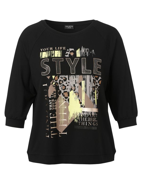 T-Shirt Rundhals 3/4 Arm Motiv 2514494