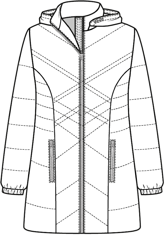 Jacke 6462-6590-0 Blau