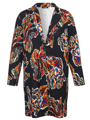 Mantel 1/1 Arm Knöpfe Druck