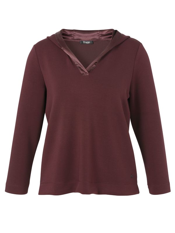 Sweatshirt Kapuze 1/1 Arm Materialmix