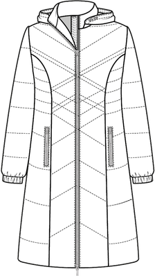 Mantel 251-6463-6590 Blau