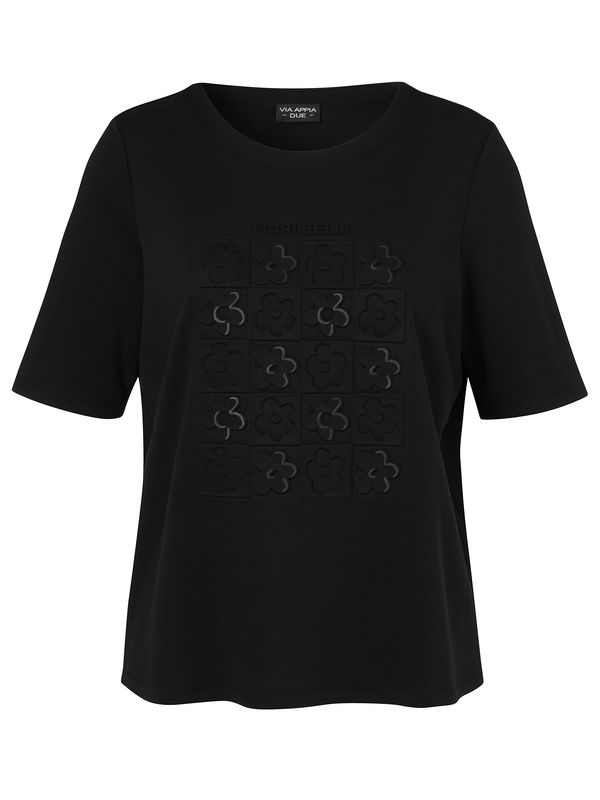 T-Shirt Rundhals Blume