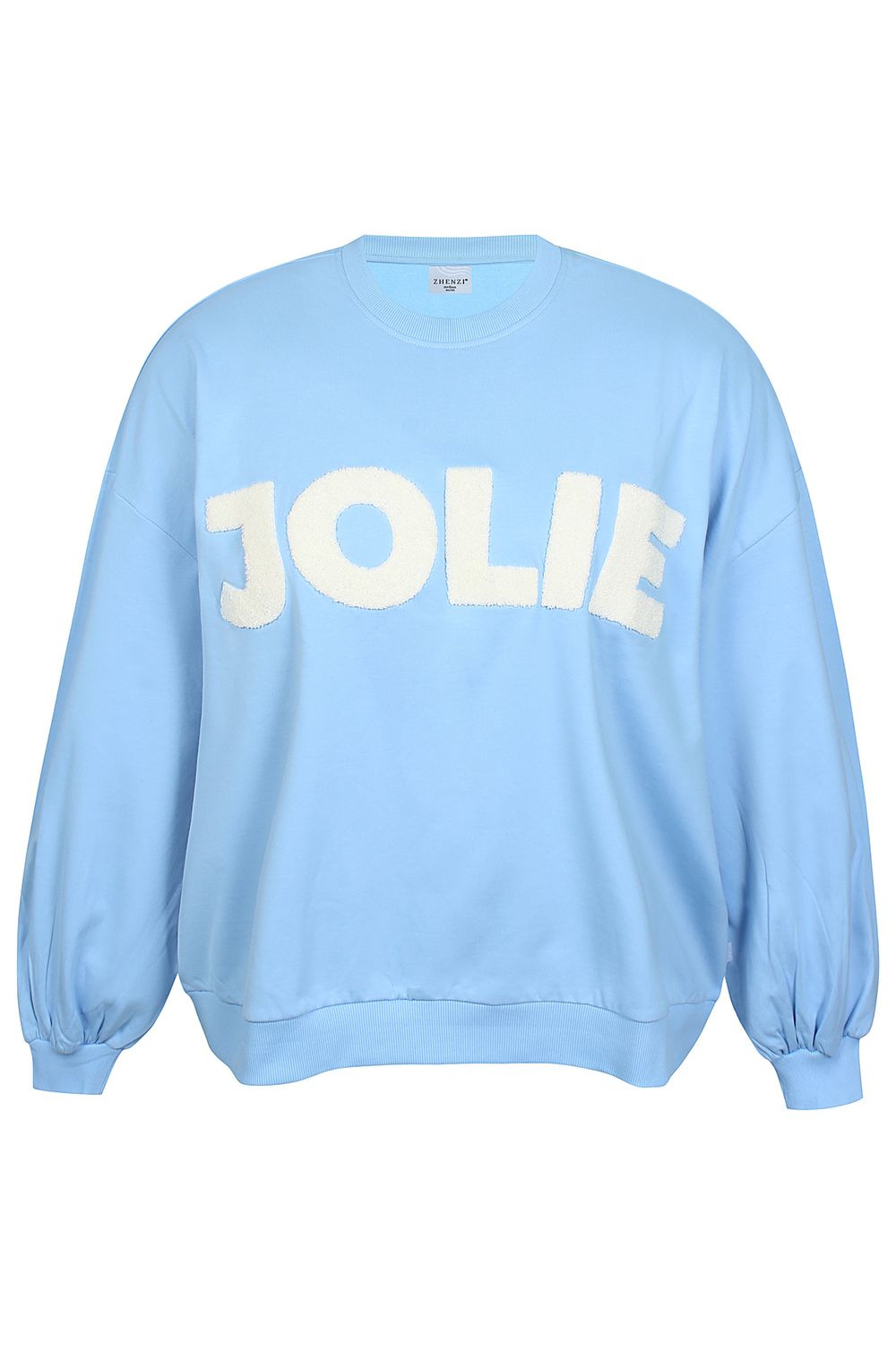 Sweatshirt Jolie Druck Hellblau