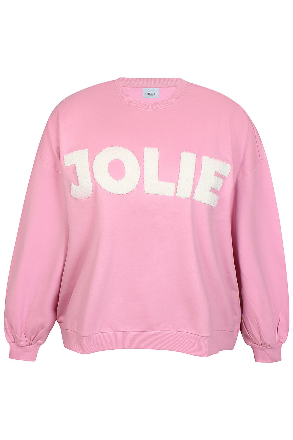 Sweatshirt Jolie Druck Rosa