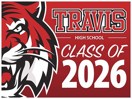 Travis High School Yard Sign - Class of 2026