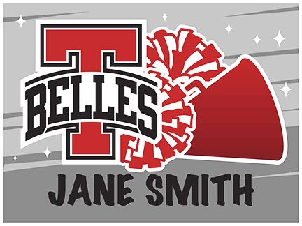 Travis High School Yard Sign - Belles