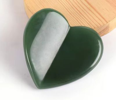 Heart-Shaped Gua Sha Stone - Aventurine