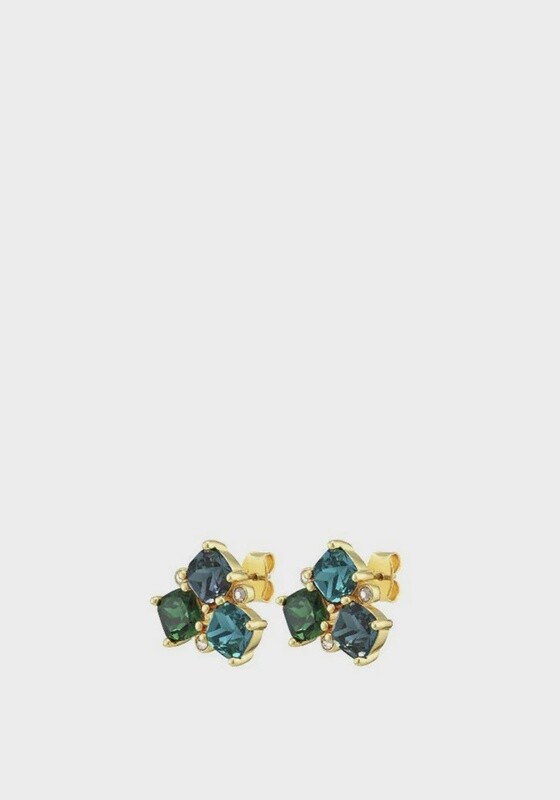 DK Viena earrings green blue