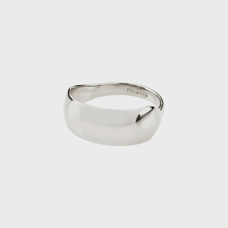 Daisy recycled ring silver-plated
