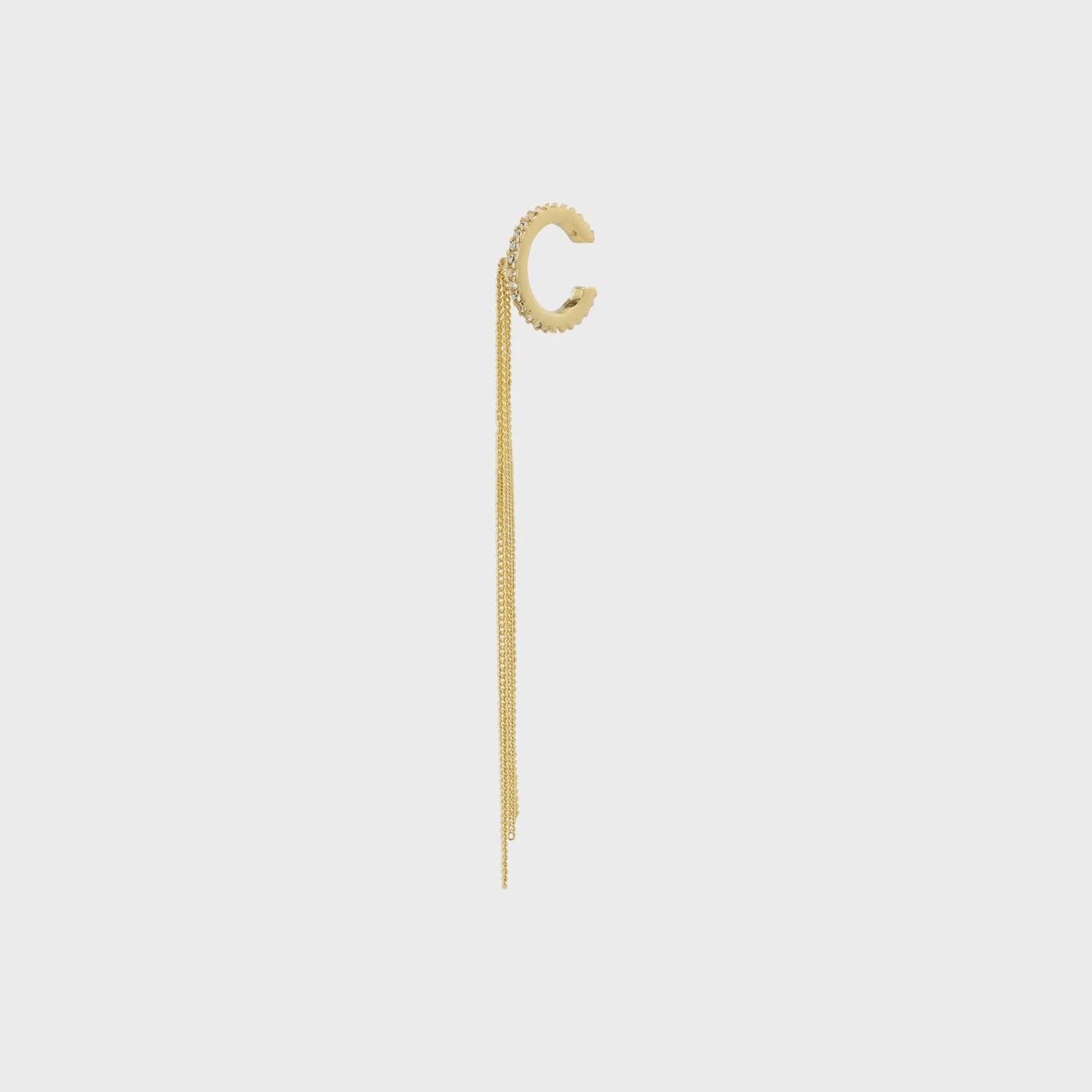 Alanna recycled cuff earring gold-plated