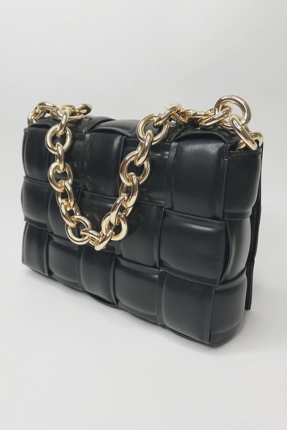 Vegan Eco Leather Hand Made Millie Cross Body Bag, Colour: Black