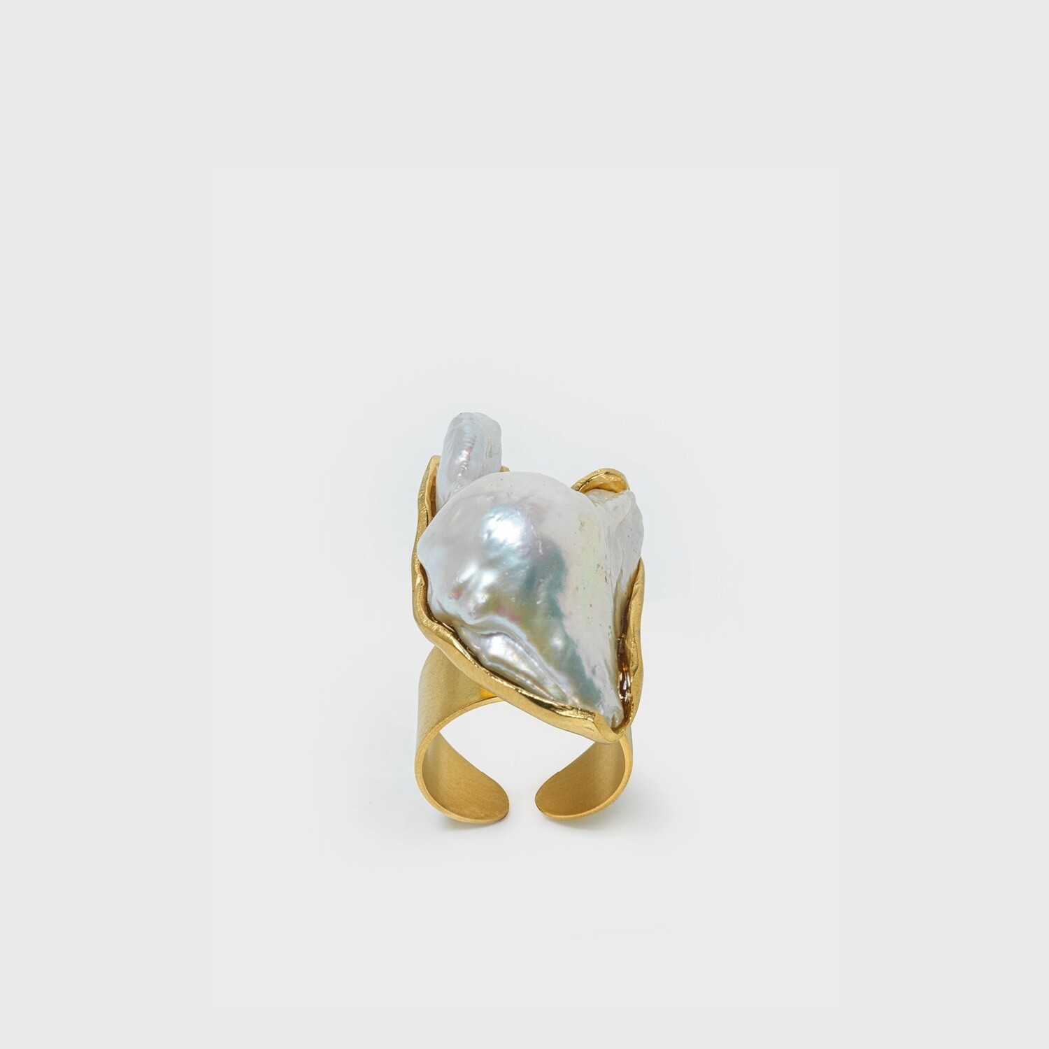 307647  Dream Gold-plated Ring with Pearl