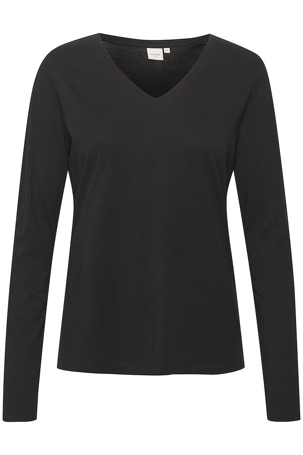 Naia Long Sleeve T-shirt, Colour: Black, Size: XS