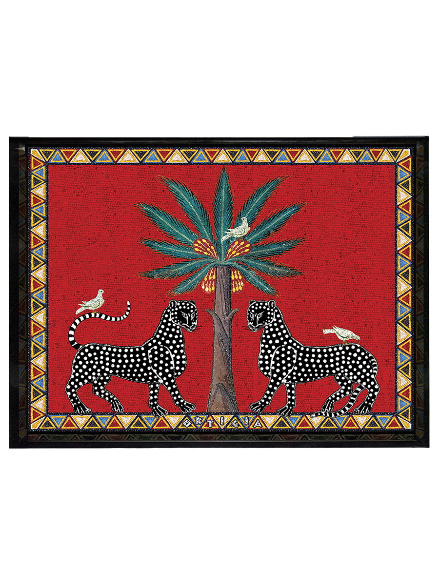 Tray Mosaico Red Medium
