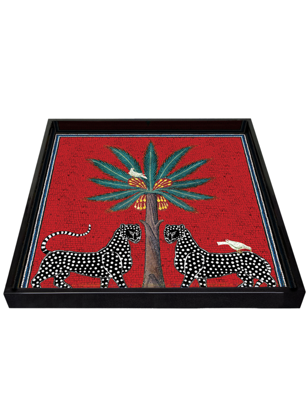 Red Tray Square