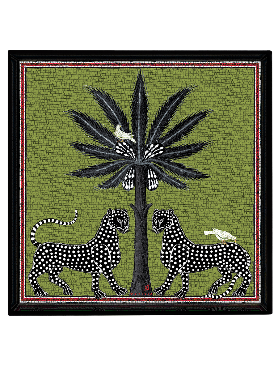 Green tray square