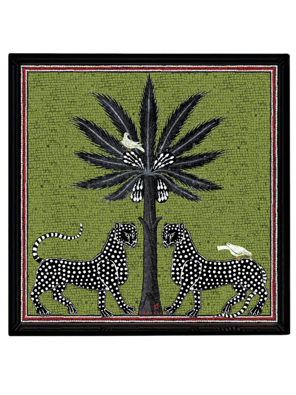 Green tray square