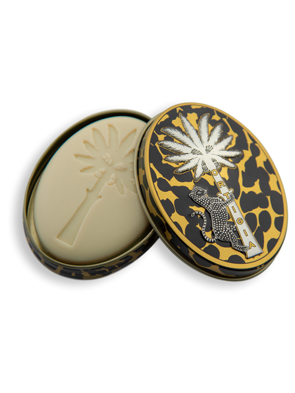 Ambra Nera Soap 25g in tin