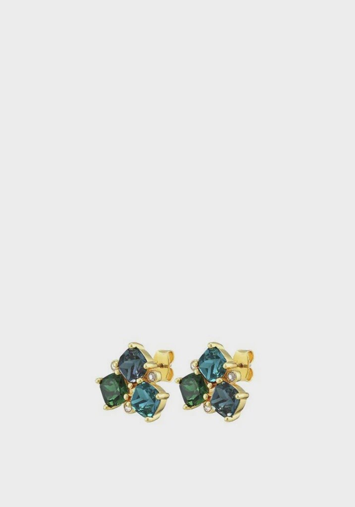 DK Viena earrings green blue, Colour: Green/blue