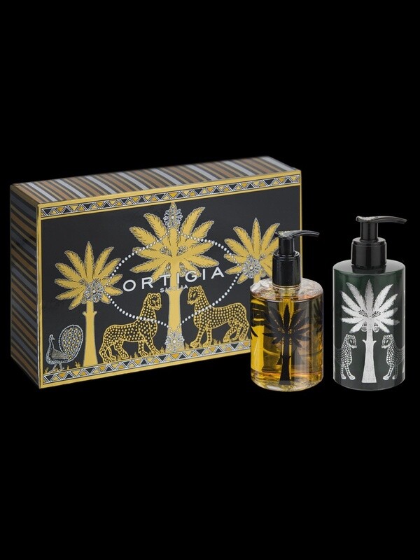 Ambra Nera Liquid Soap and Body Cream Gift Set