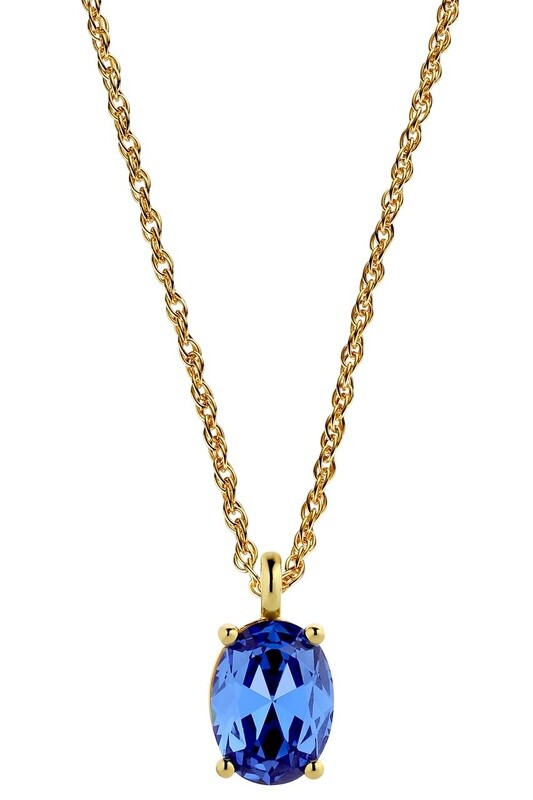 DK Barga Necklace Sapphire Blue