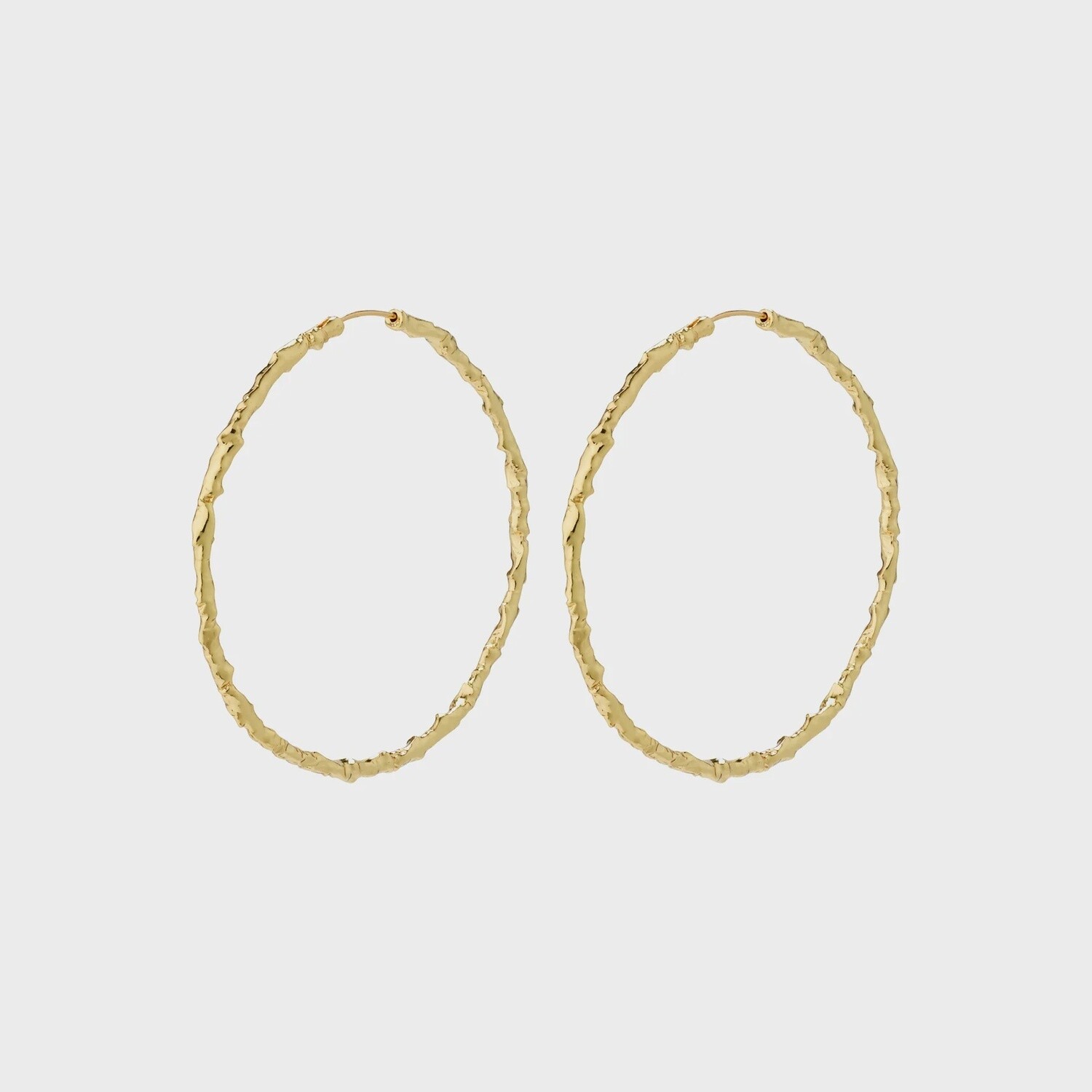 Sun Gold-plated Mega Hoops