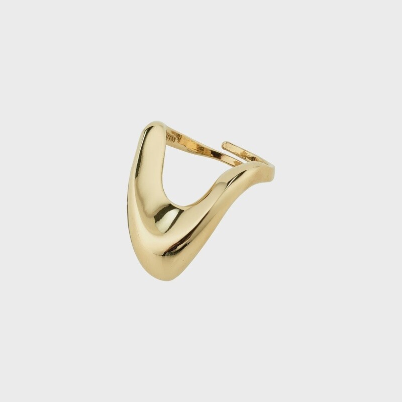 Cloud Gold-plated Ring