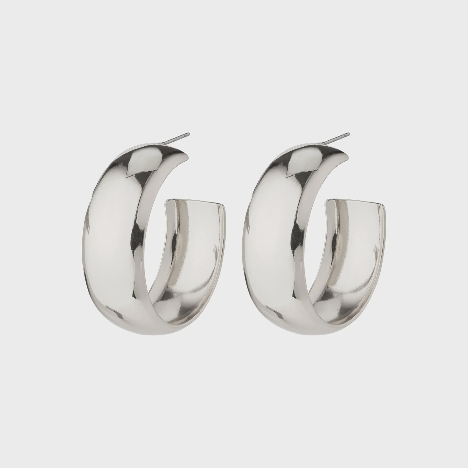 Naia Mega Chunky Silver-plated Hoops
