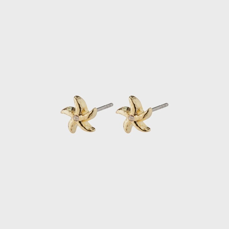 Oakley Gold-plated Starfish Earrings