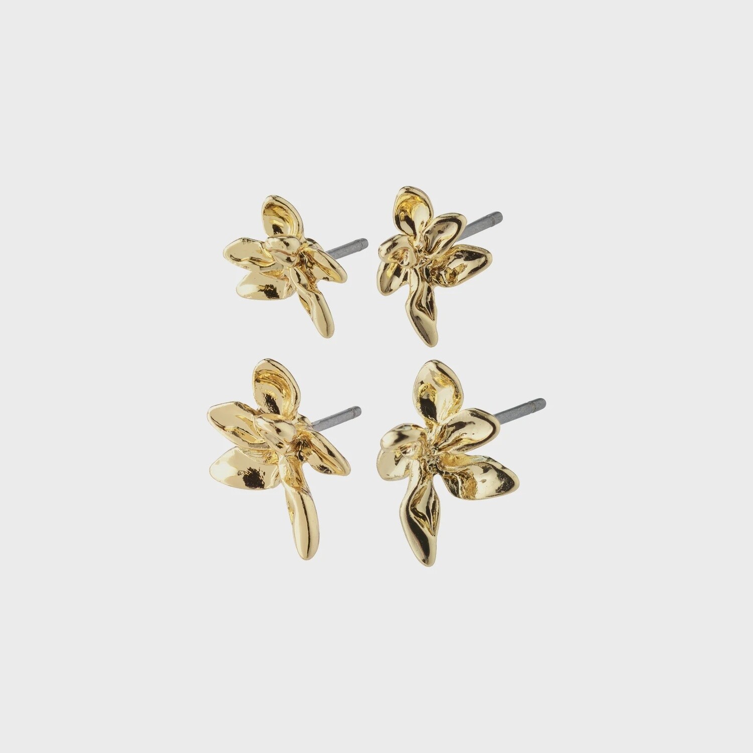 Riko 2 in 1 set Gold-plated Earrings