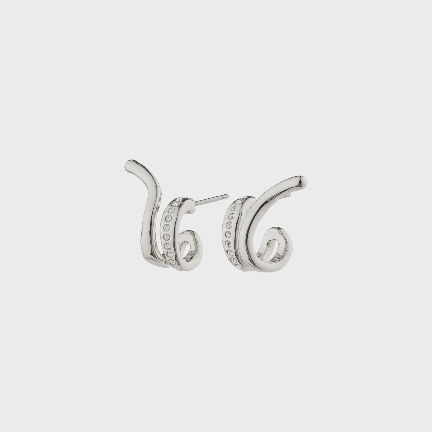 Nadine Silver-plated earrings