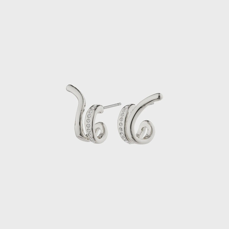 Nadine Silver-plated earrings