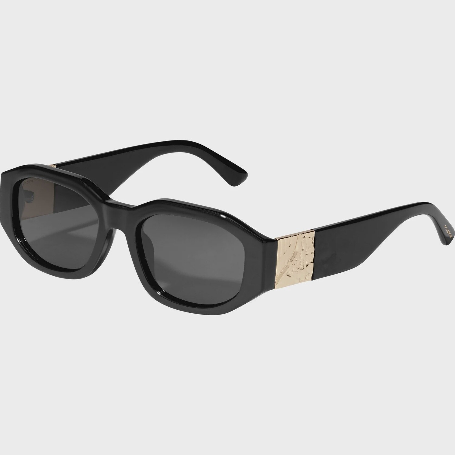 Zany Black / Gold Sunglasses