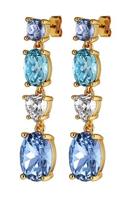 DK Carmen Light Blue/ Aqua Earrings