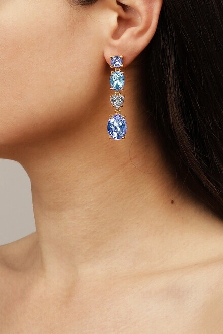 DK Carmen Light Blue/ Aqua Earrings