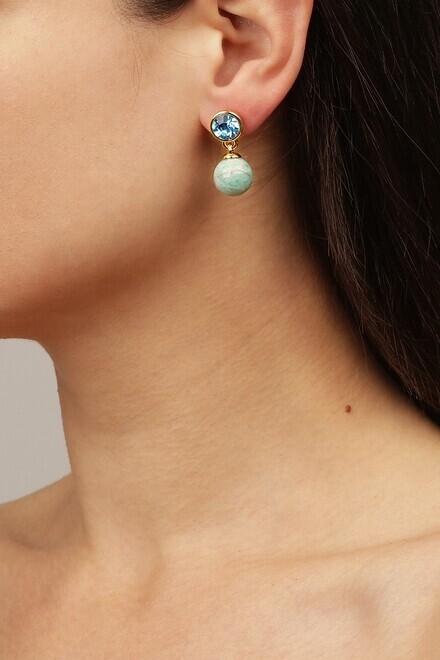 DK Naomi Earrings Green Blue