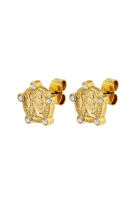 DK Lucca Earrings Gold-plated Crystal