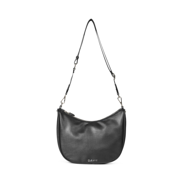 Black Gweneth PU leather crossbody