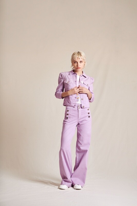 Lilac Purple Denim Jean