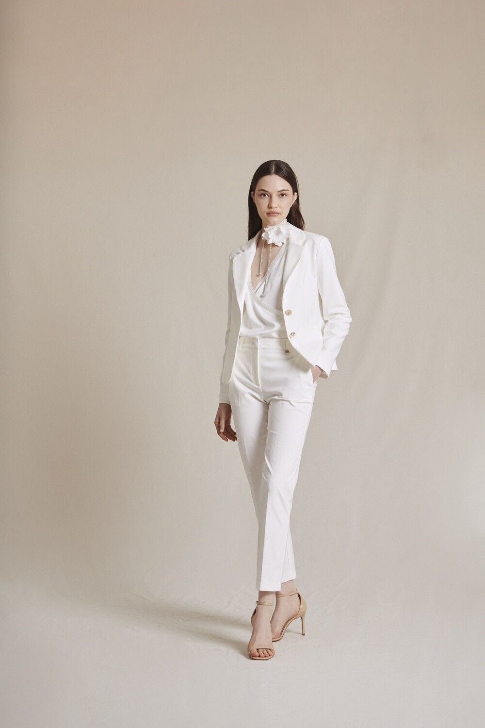 Soft White Blazer