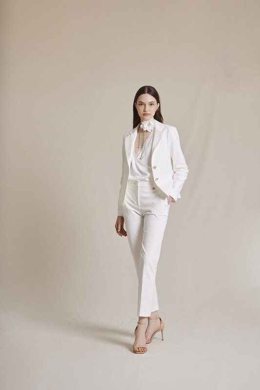 Soft White Blazer